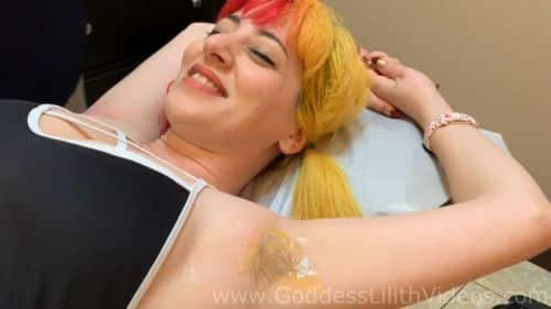 Goddess Lilith - Waxing My Hairy Armpits 11