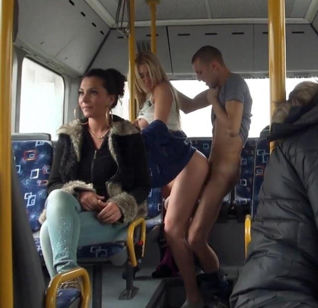 Public Fuck In The Bus 22