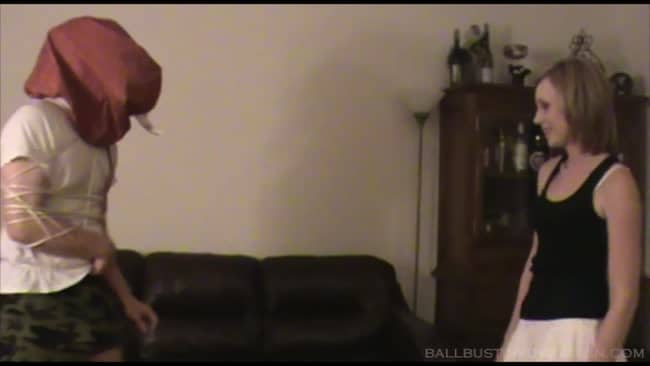 Ballbustingandfootlovin - Ballbusting A Retard Ballbusting1k. 1