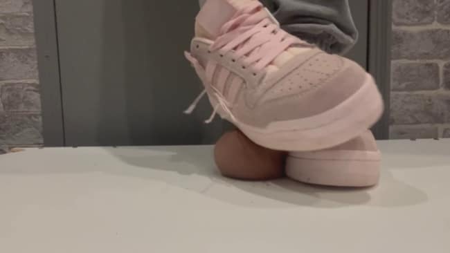 Trampling In Pink Sneakers 3