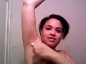 Carmin Shaving Armpits 2