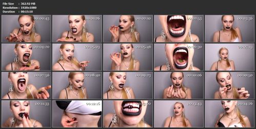 Giantess Swallowing Her Shrinking Slaves In Front Of The Eyes Of Her New Food-Victims! 2