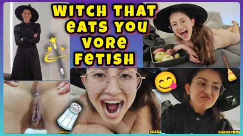 Cosplaying Witch That Eats Your Ass Vore Devour Food Fetish 23