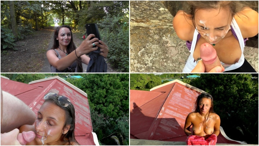 Bukkake, Outdoor Cumshot Compilation, Sperm On Face, Public 12