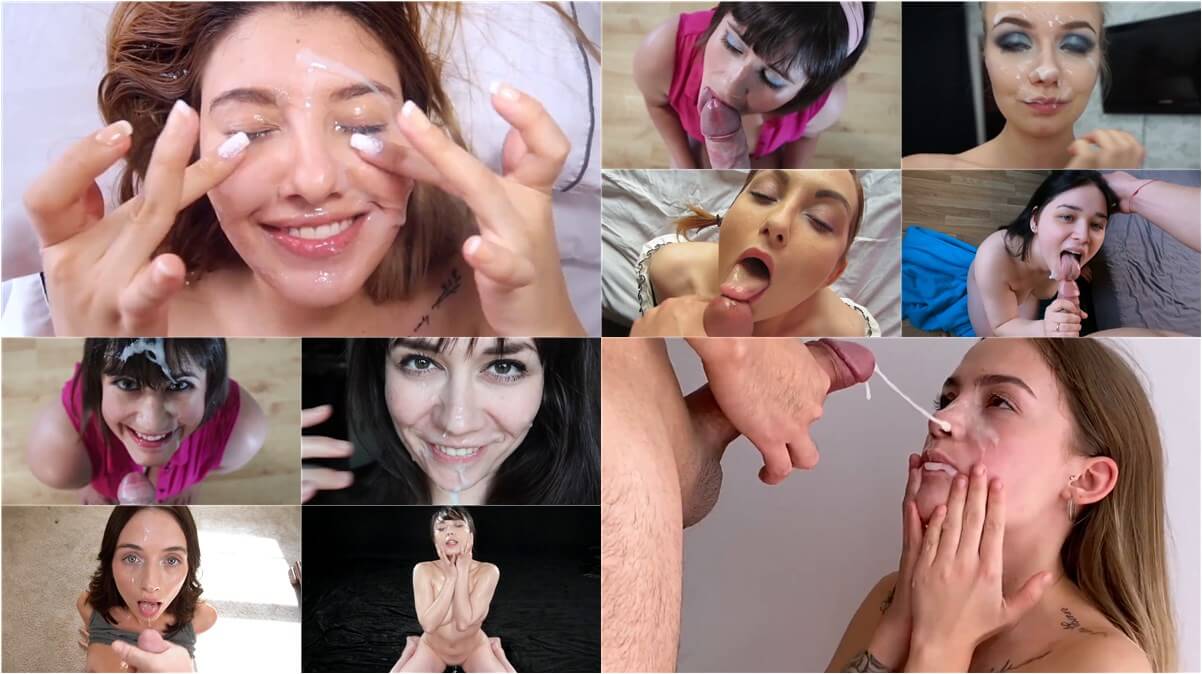 Various Pornstars, Bukkake, Cum, Sperm, Swallow, Facial, Compilation, Pmv 13