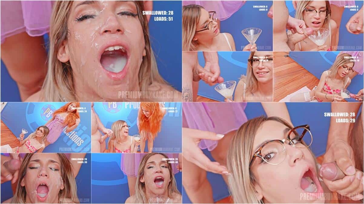 Megan Nicole, Bukkake, Swallow, Sperm, Facial, Cumshot, Cum 1