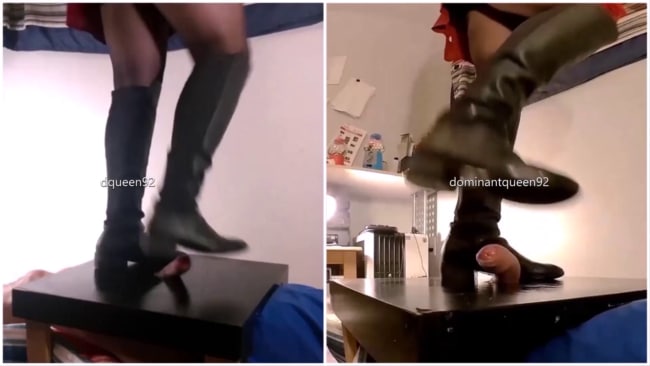 Amateur Cock Crushing Bootjob 6 3