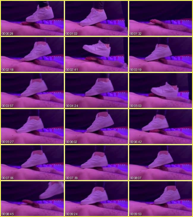 Ballbustextreme095 Tamy Starly - Shoejob Cock Crush In White Sneakers Forum 4
