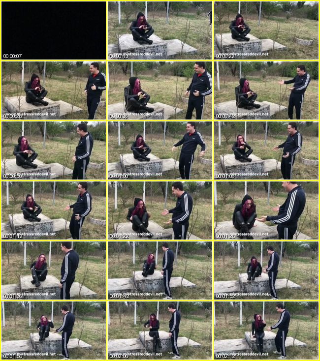 Ballbustextremeballbusting Mistress Red Devil - Extreme Ballbusting In The Park With ... 4