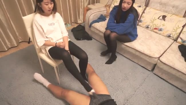 Chinese Heel Cruel Ballbusting 3