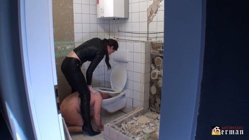 Bathroom Boy Humiliated In Toilet By Dominatrix 4