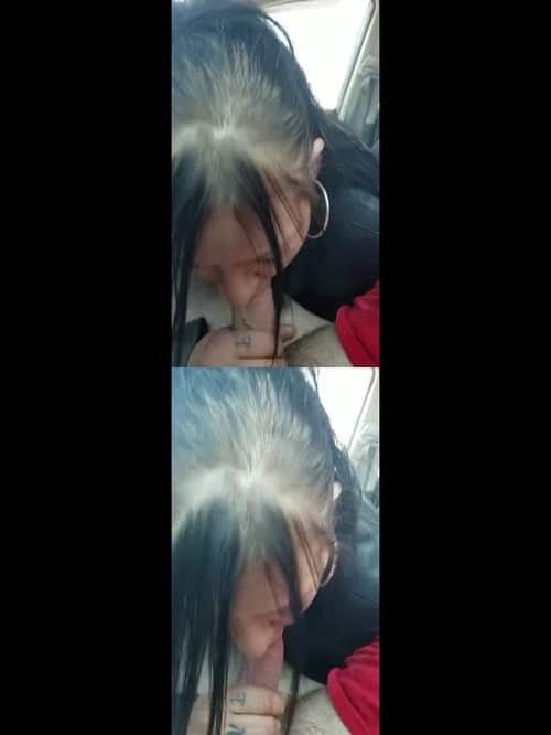 Street Babe Blowjob And Swallow In The Car 1