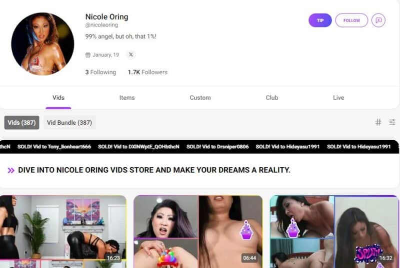 Nicole Oring - MANYVIDS - Siterip - K2S 11