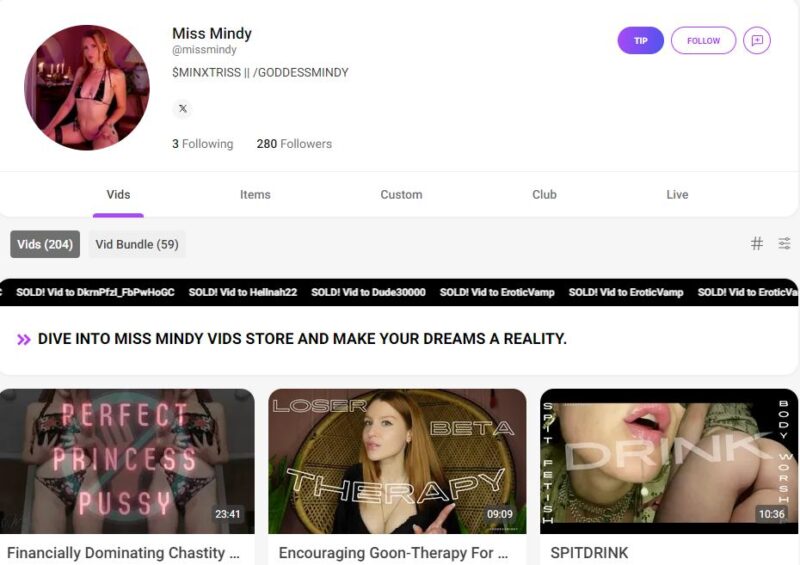 Miss Mindy leaked manyvids Siterip Ubiqfile 4