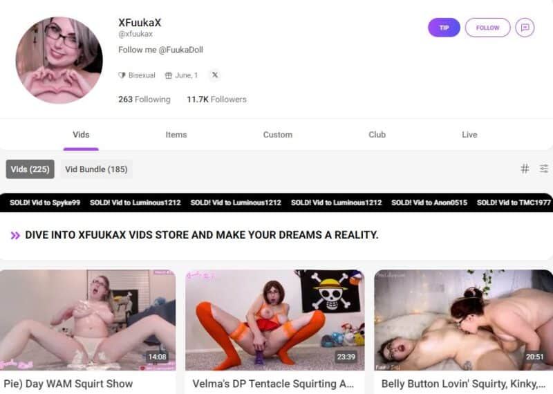 XFuukaX leaked manyvids Siterip 2