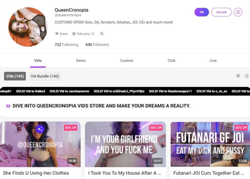 QueenCronopia leaked manyvids Siterip 7