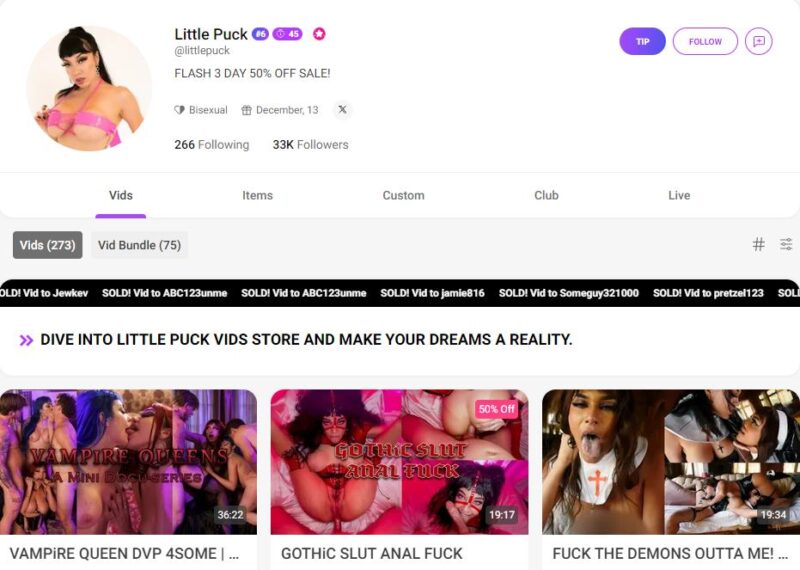 Little Puck leaked manyvids Siterip 18