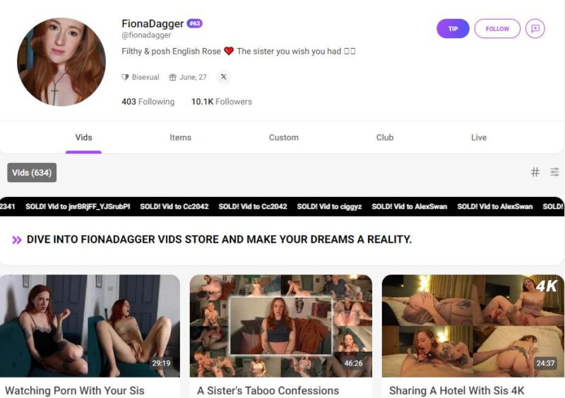 FionaDagger leaked manyvids Siterip 4