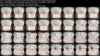 Smvr - Hot Pearl Is A Pale Slut Who Loves The Taste Of Sperm 2