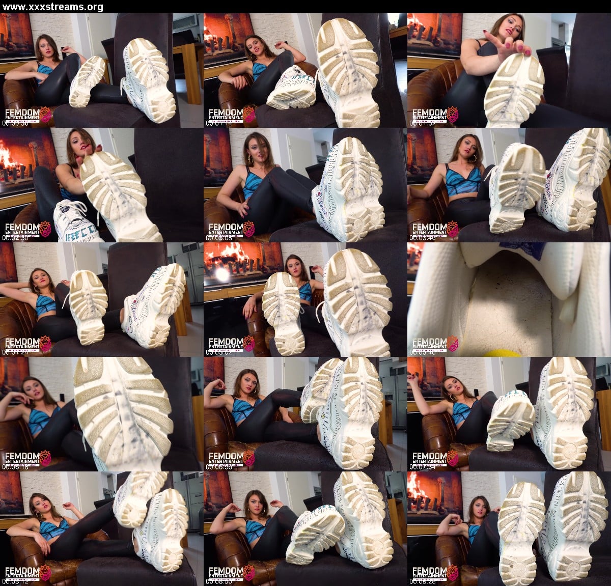 FEMDOMSQUAD Video Store Your Tongue Washcloth And My Dirty Buffalo Sneakers Go Together Buffalo Shoe Fetish With Queen Marie Mueller 3