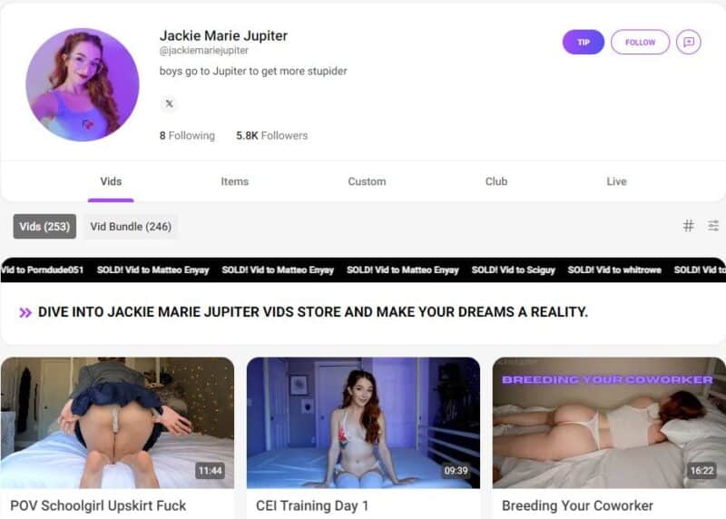 Jackie Marie Jupiter leaked manyvids Siterip 18