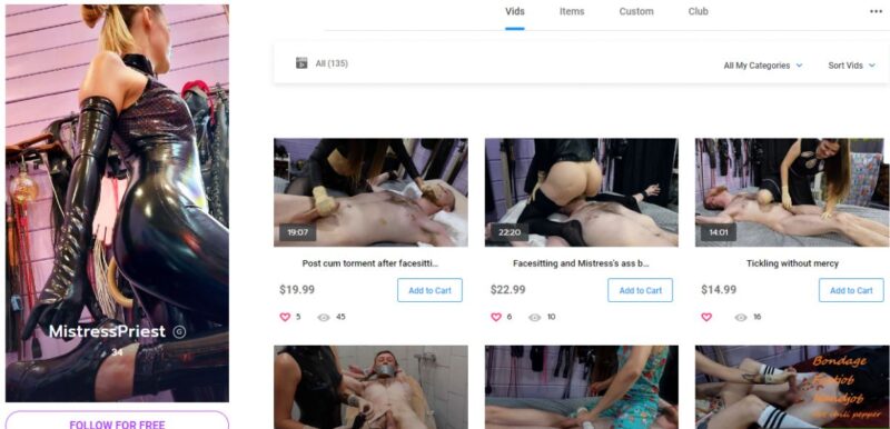 MistressPriest leaked manyvids Siterip 7