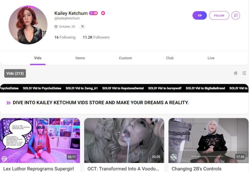 Kailey Ketchum leaked manyvids Siterip 8