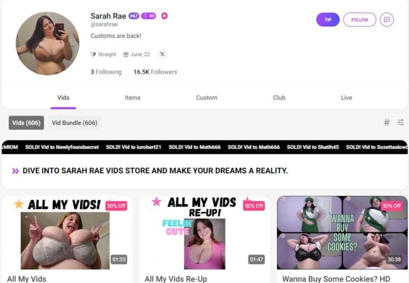 sarah rae leaked manyvids Siterip 1