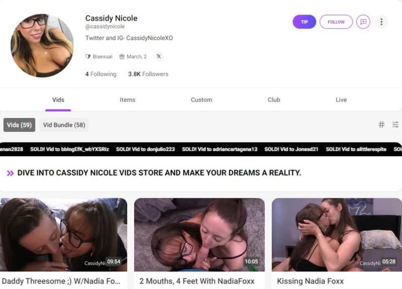 cassidy nicole leaked manyvids Siterip 1