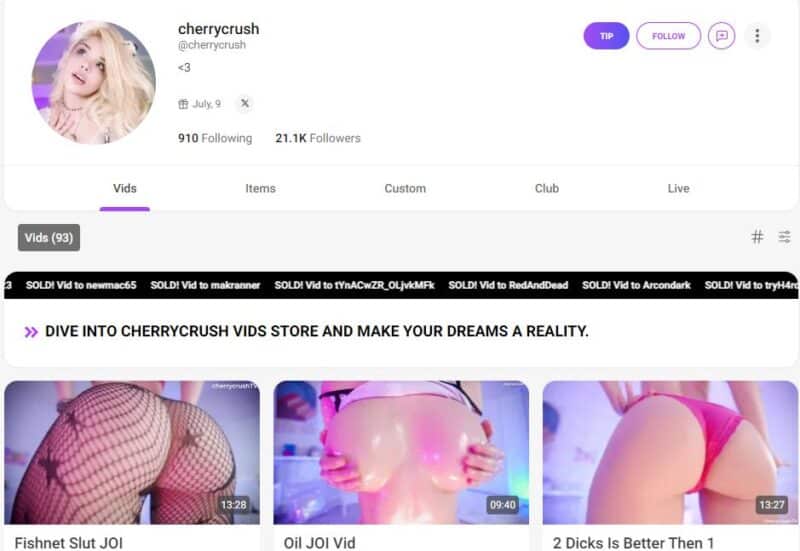 cherrycrush leaked manyvids Siterip 17