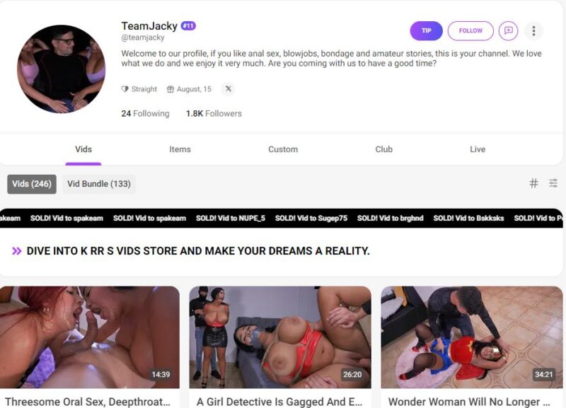 TeamJacky leaked manyvids Siterip [227 VIDEO] 3