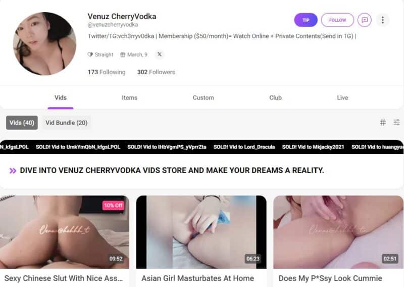 Venuz CherryVodka leaked manyvids Siterip [40 VIDEO] 1