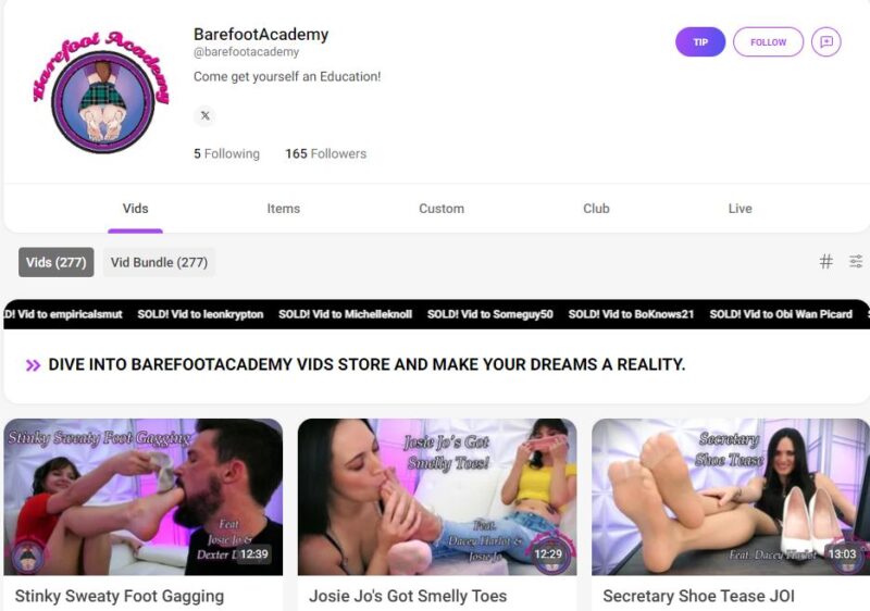 BarefootAcademy leaked manyvids Siterip Ubiq [125 video] 4