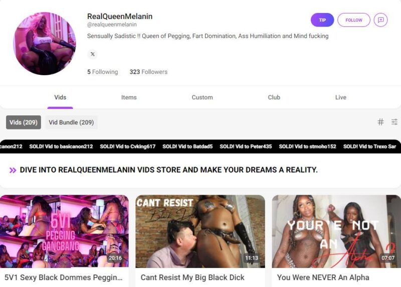 RealQueenMelanin leaked manyvids Siterip Ubiq [162 VIDEO] 1