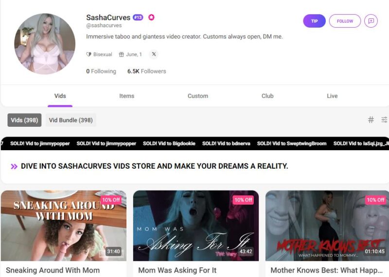 SashaCurves leaked manyvids Siterip Ubiq [235 VIDEO] 2