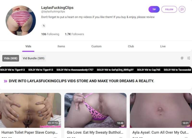 LaylasFuckingClips leaked manyvids Siterip Ubiq [347 VIDEO] 1