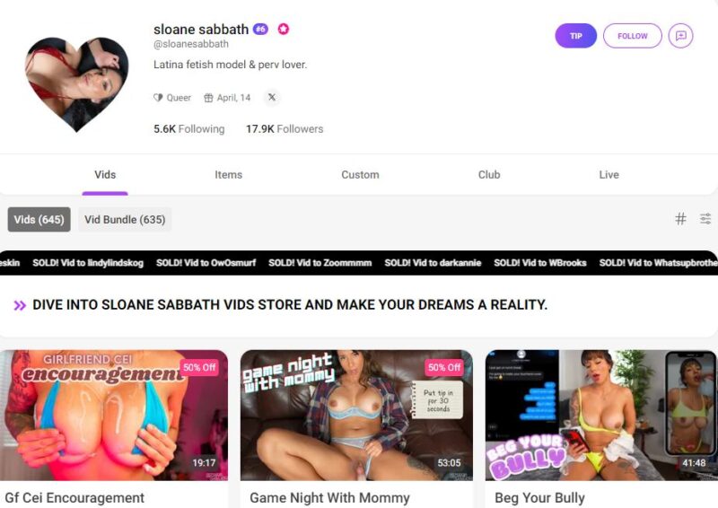 sloane sabbath leaked manyvids Siterip Ubiq [577 VIDEO] 1