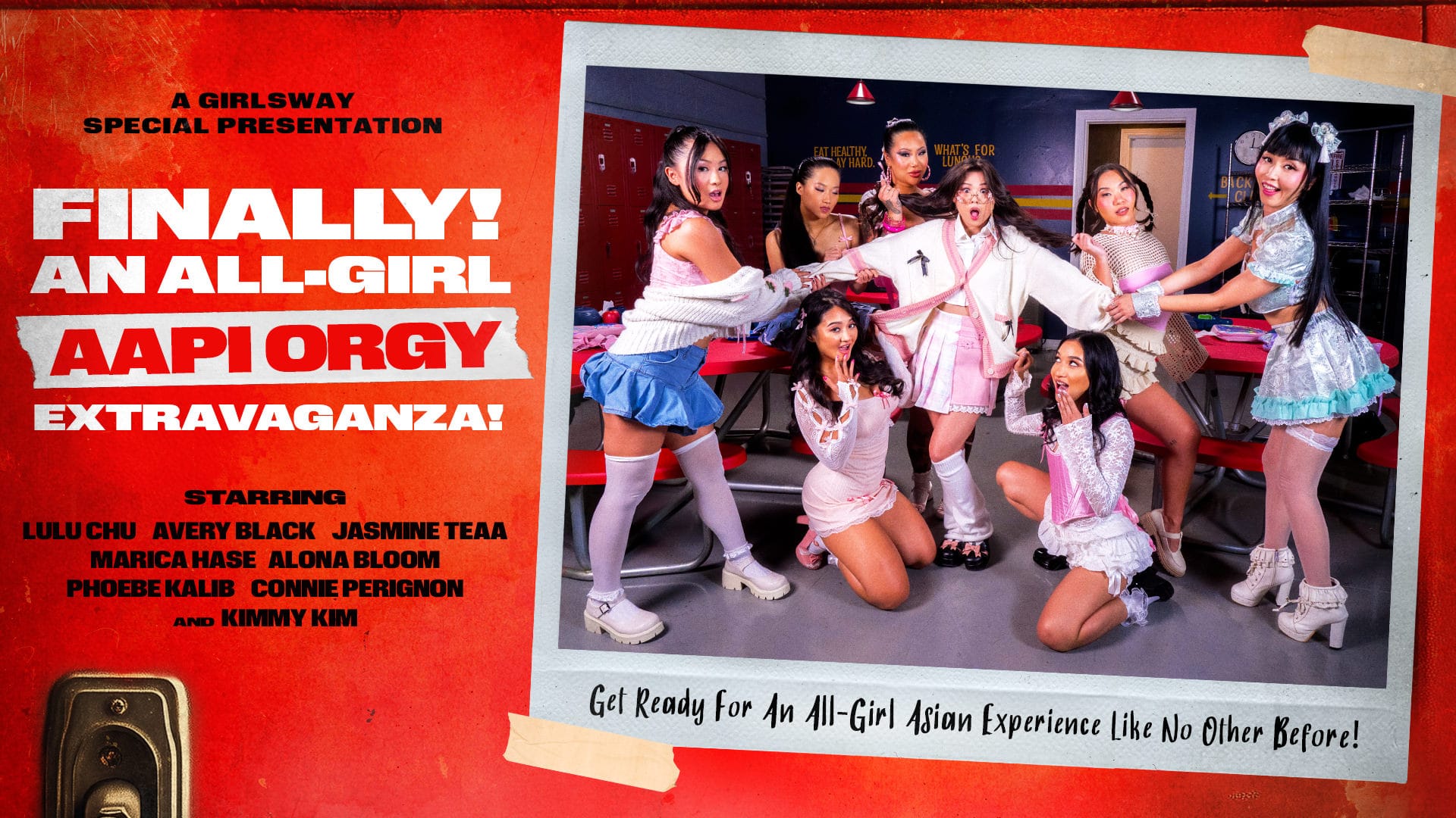 Lulu Chu, Avery Black, Kimmy Kimm, Connie Perignon, Phoebe Kalib, Marica Hase, Jasmine Teaa, Alona Bloom - Finally! . An All-Girl Asian Orgy Extravaganza 17