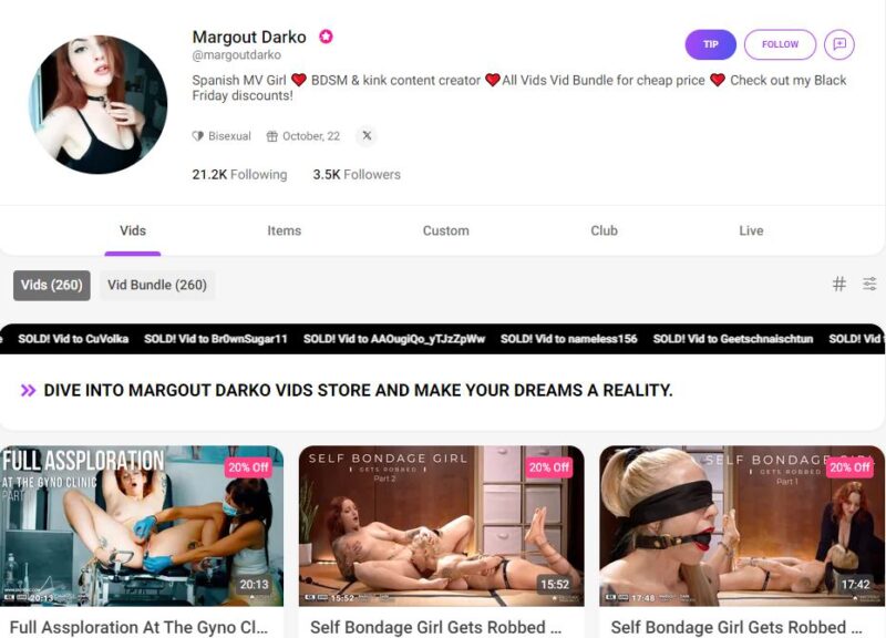 Margout Darko leaked manyvids Siterip Ubiq [152 VIDEO] 1