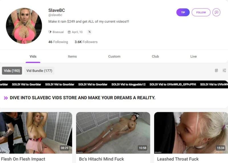 slaveBC leaked manyvids Siterip Ubiq [48 VIDEO] 1