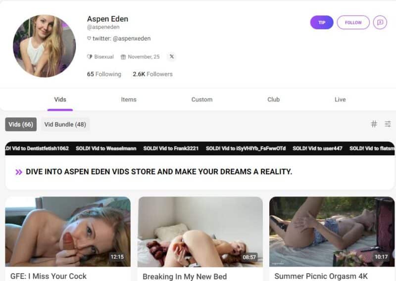 Aspen Eden leaked manyvids Siterip Ubiq [75 VIDEO] 10