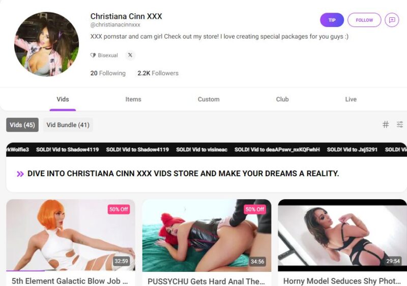 Christiana Cinn leaked manyvids Siterip Ubiq [50 VIDEO] 1