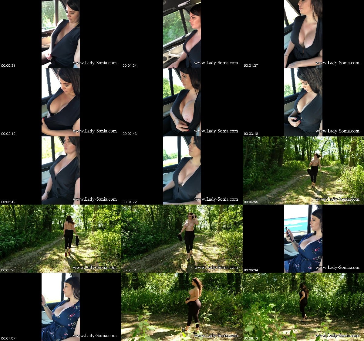 [Lady-Sonia] 18 08 17 Terri Stripping In The Woods FullHD 3