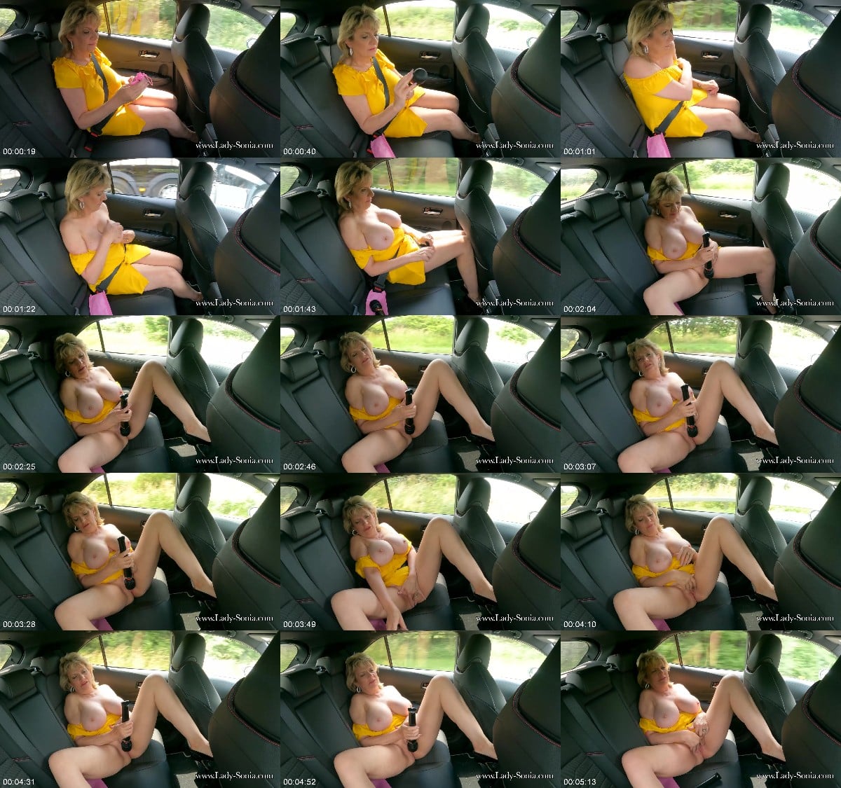 [Lady-Sonia] 22 03 04 Wand Vibrator In The Car FullHD 3