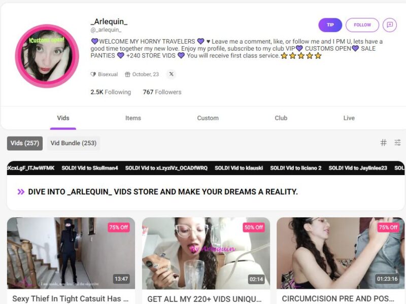 Arlequin leaked manyvids Siterip Ubiq [211 VIDEO] 1