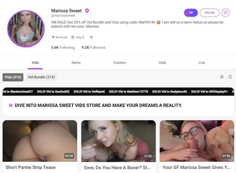 Marissa Sweet leaked manyvids Siterip Ubiq [178 VIDEO] 1