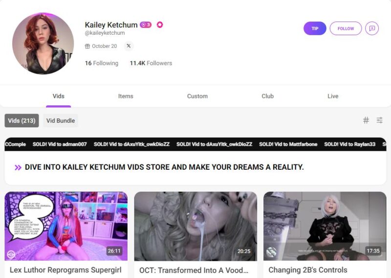 Kailey Ketchum leaked manyvids Siterip K2S [38 VIDEO / 50.13 GB] 14