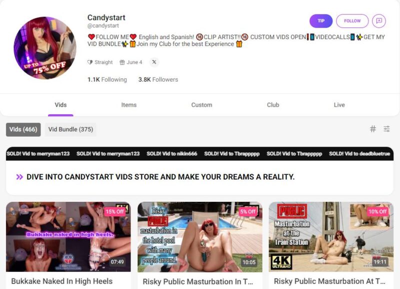 Candystart leaked manyvids Siterip Ubiq [57 VIDEO] 1