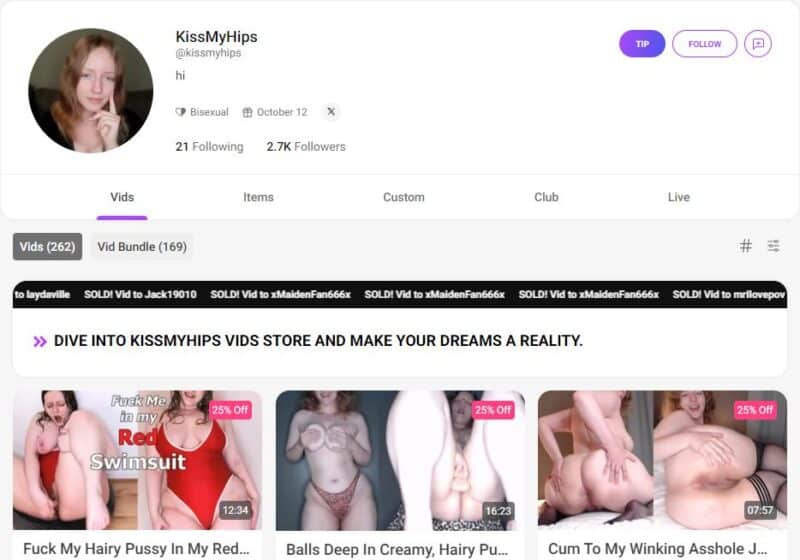 KissMyHips leaked manyvids Siterip Ubiq [207 VIDEO] 1