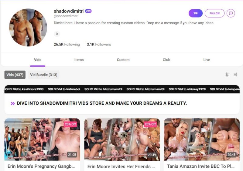 shadowdimitri leaked manyvids Siterip K2S [311 VIDEO / 724 GB] 4